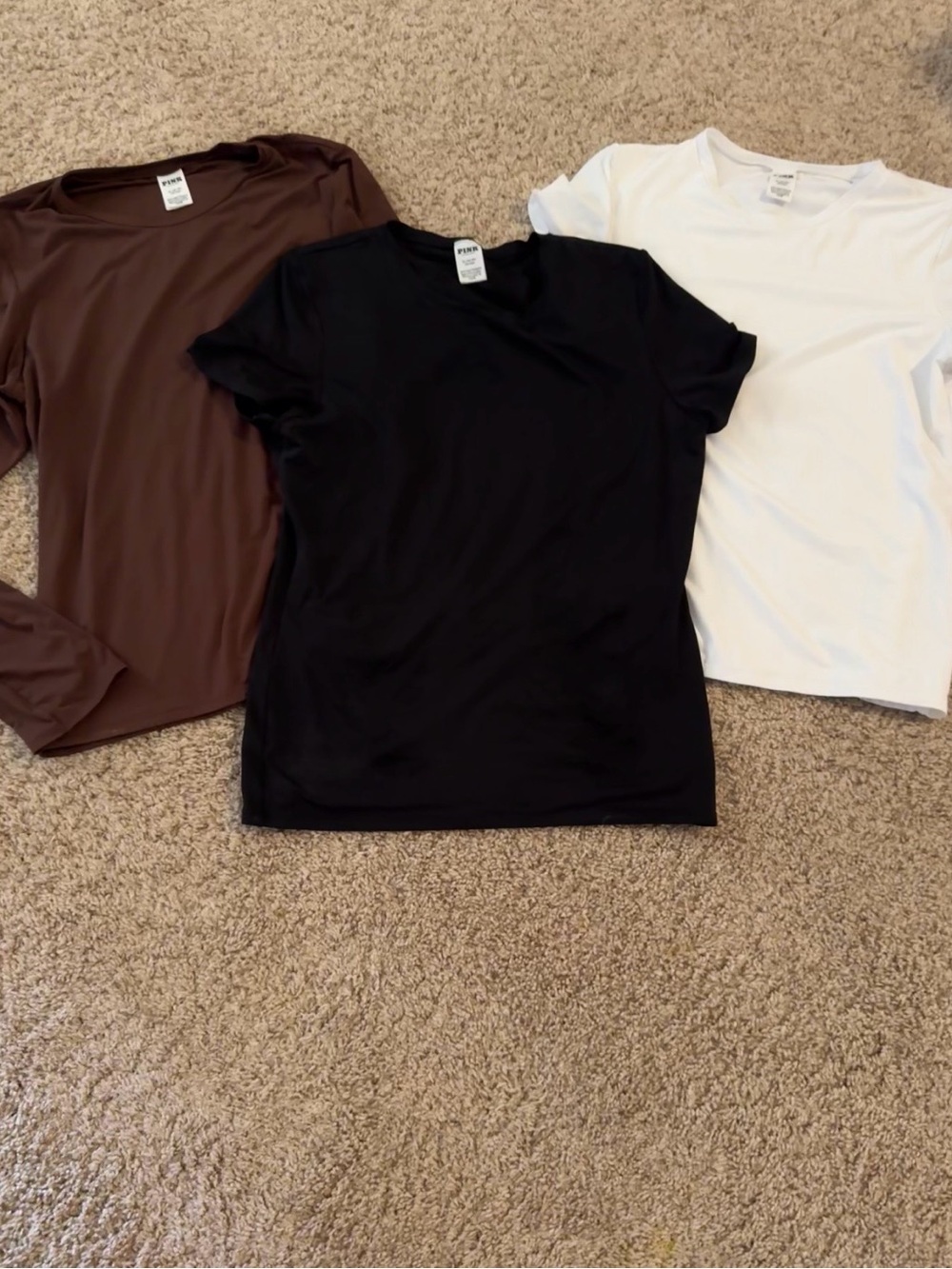 Classic Crewneck Tee - Black, White & Brown
